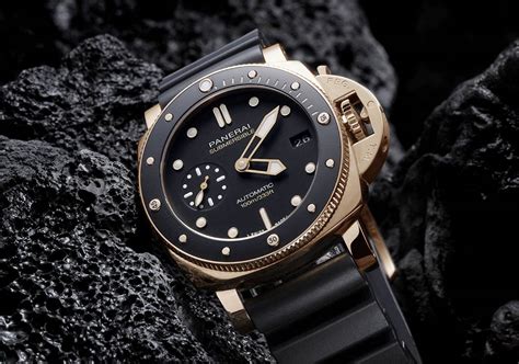 panerai red gold|Panerai underwater goldtech 42mm.